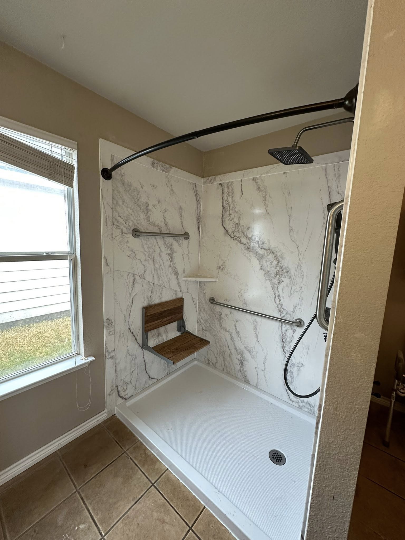 Completed shower upgrade project 7